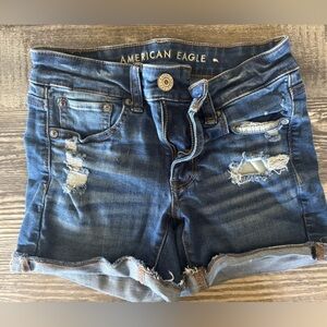 American Eagle blue jean shorts